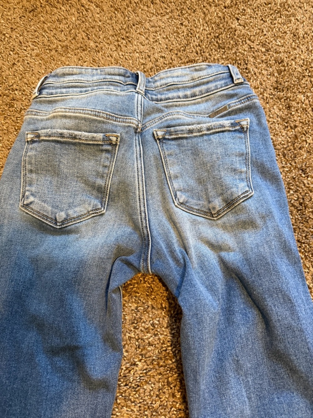 KanCan Light Blue Distressed Ankle Jeans